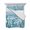Blue, variant on Quilts King Size Bedding Set, Turquoise Jellyfish Coastal Lightweight Quilted Comforter, Summer Ocean Seaweed Rustic Soft Reversible Bedspread Coverlet with Pillow Covers for All Season, 96" x 106"