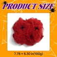 thumbnail image 2 of AUQ Spider Web Decoration,Breathable Halloween Spider Web,Authentic Spider Webs Halloween Decorations,Red, 2 of 7