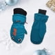 thumbnail image 3 of 3 pares para niños Mittens Invierno Impermeable A prueba de agua Niños Cálidos Fácil Accesorios COMPLETOS Cómodos dibujos animados Impreso para clima frío Cian M Inevent HA059221-05B, 3 of 6