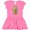 Raspberry with Polka Dots, variant on Inktastic Giraffe silhouette Gift Baby Girl Dress
