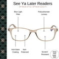 thumbnail image 2 of Optimum Optical Signature Blue Light Filtering Readers - See Ya Later, +2.5, 2 of 7