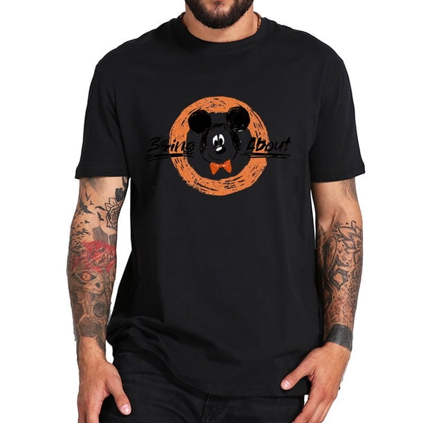 T shirt Men disney mickey mouse women Tshirts Cute Cartoon Fashion Top Tee Shirt Clothes Female T-shirt футболка male camisetasL (Asian size) Gao Jinjia LED