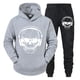 thumbnail image 5 of Chándal informal para hombre, divertido traje deportivo con capucha de manga larga con estampado de calavera de DJ y música, sudaderas y pantalones de otoño, conjuntos de dos piezas de moda, 5 of 5