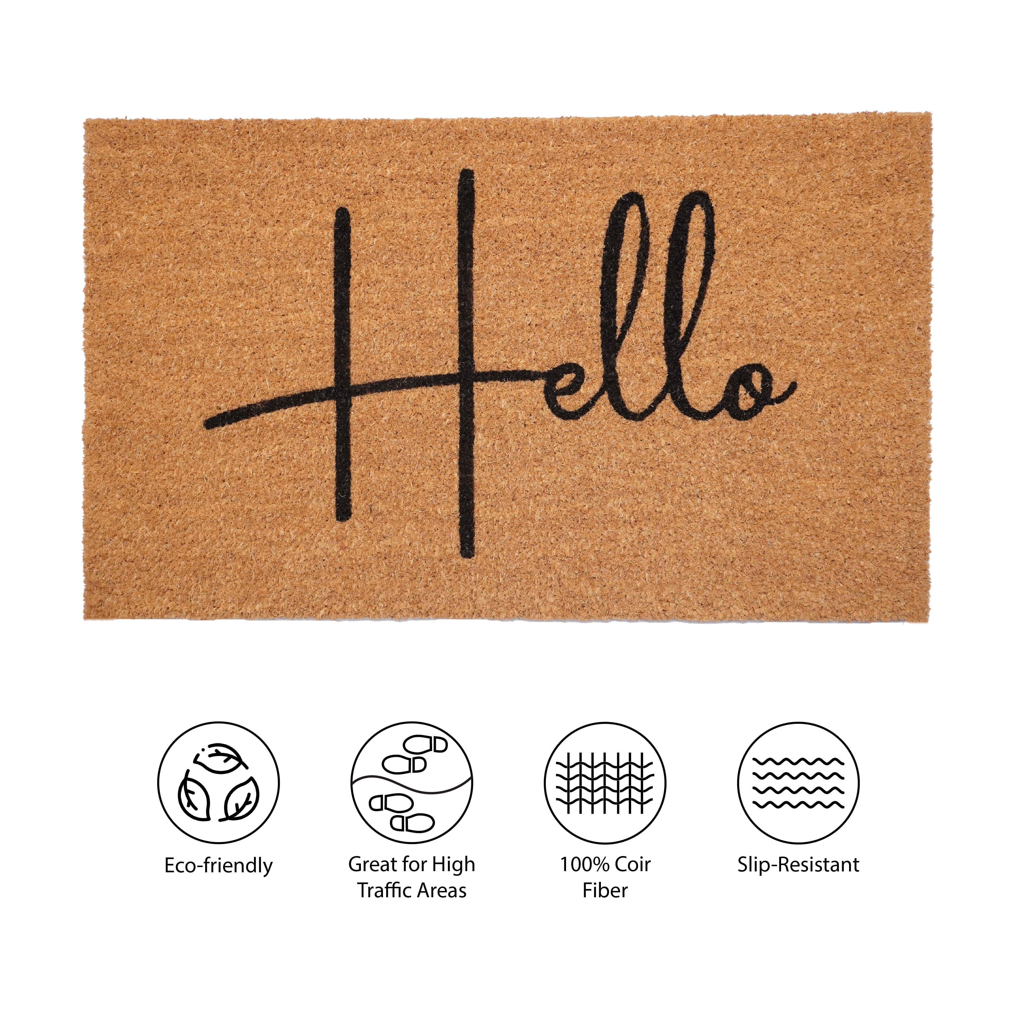 Calloway Mills Kenzo Hello Doormat, 24" x 48"