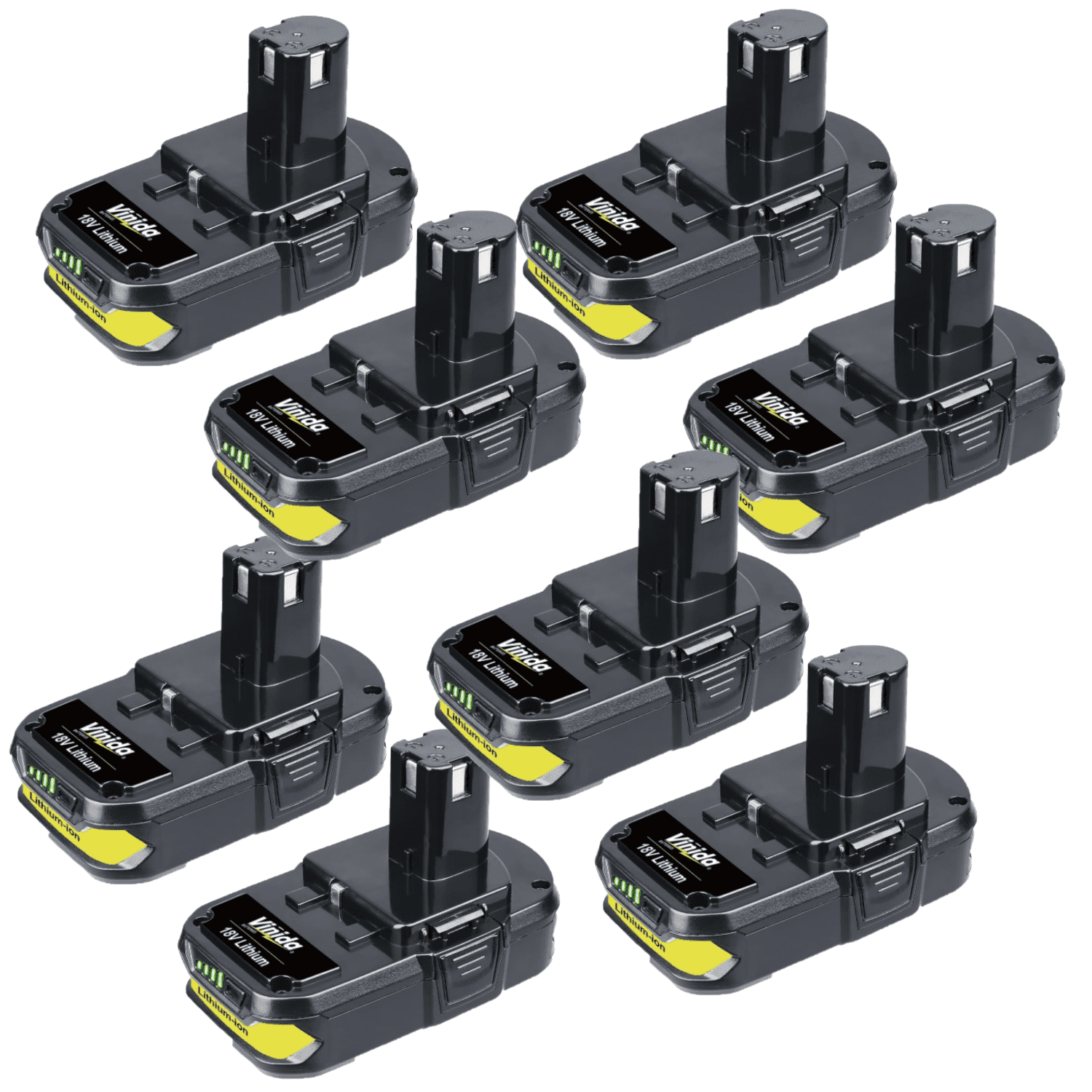 2Packs P102 3.6Ah Replacement for Ryobi 18V Lithium-ion Battery P102 P105 P108 P109 Cordless Power Tools