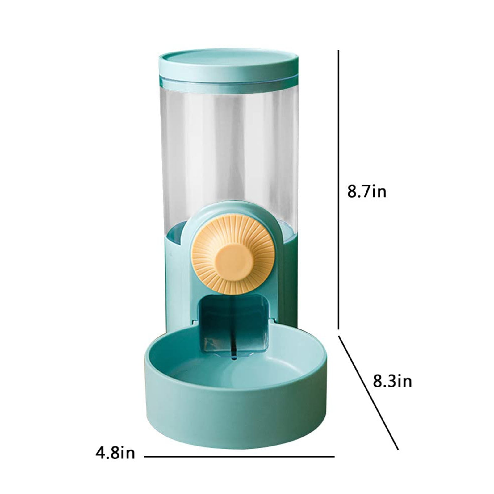 Dog Cage Automatic Kennel Feeder, Food and Water Dispenser Hanging Bowls for Cage Crate Kennel,Food Container Feeder Pet Drinker Creative Type Cat and Dog Food Dispenser (Blue, 2)