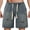 Blue, variant on Solid Color Men's Summer Ripped Denim Shortsgy Jeans Casual Knee Length Daily Relaxed Fit Breathable Active Athletic Casual Bottoms