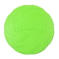 thumbnail image 1 of Discos voladores de entrenamiento de silicona para perros, juguete interactivo para perros, juguete duradero para buscar Verde 18cm, 1 of 9