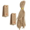 thumbnail image 4 of Gift Tags With Letter, 9.8in Twine 100Pcs Beautiful Gift Tags Retro Tags  For Bookmark Tags For Gift Tags, 4 of 8