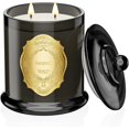 thumbnail image 1 of M&SENSE Two Wicks Luxury 12.7oz Natural Soy Wax Candle,Santal Sanalwood Scent,Elegant Home Fragrance for Him & Her, 1 of 7