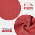 thumbnail image 3 of 6 Pack 100% Cotton Dish Towels, Waffle Weave Dish Cloths for Washing Dishes, Quick Drying Kitchen Dish Towels Rags, 12x12 Inches, Mixed Color 2, 3 of 7