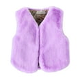 thumbnail image 5 of Reversible Fur Vest for Children, Winter Warm Padded Sleeveless Jacket, Children's Outerwear for Boys and Girls, 5 of 5