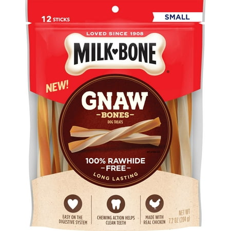 Milk-Bone GnawBones Chicken Sticks, Rawhide-Free, 7.2 oz
