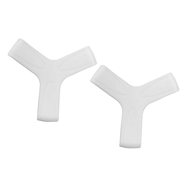 2 correas para aletas, fáciles de instalar, evitan que la pinza se resbale. blanco 65 cm