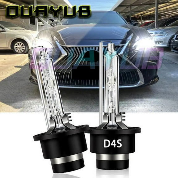 2x New D4S Xenon HID Headlight Bulbs 6000K Replace set For Lexus ES300h 2013-2015