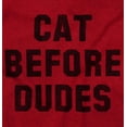 thumbnail image 2 of Cat Before Dudes Single Kitty Mom Women's Plus Size Graphic Tee Brisco Brands 5X, 2 of 5