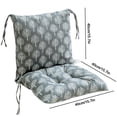 thumbnail image 2 of Apmemiss Clearance High Back Chair Cushion Indoor and Outdoor Porch Wags Cushion Rainproof Rocking Chair Cushion All-Weather Replacement Cushion Overstock Items Clearance, 2 of 6