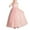 Girls Dresses Pink, variant on Big Girls Prom Dresses Size 4-14 Sleeveless Crewneck Teens Kids Formal Solid A-Line Layered-Tulle Elegant Graduation Evening Party Maxi Dress