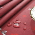 thumbnail image 5 of Waterproof Christmas Tablecloth Embossed Rectangular Party Festive Party Lace Table Cloth Red Tablecloth, 5 of 5