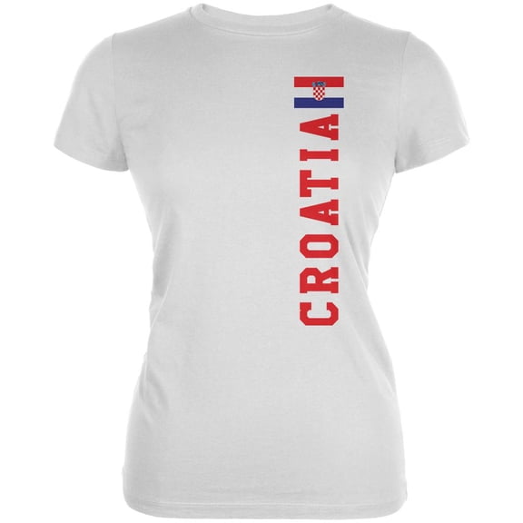World Cup Croatia Juniors Soft T Shirt White X-LG