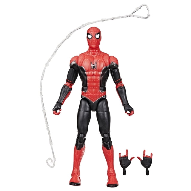 Figura de acción Marvel Legends Spider-Man, traje mejorado de 15 cm