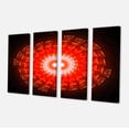 thumbnail image 2 of Circular Vortex Broken Particles - Floral Canvas Art Print, 2 of 3