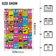 thumbnail image 3 of A5 Notebook, Single Back Sheet Printed on One Side, 60 Sheets Cherry Blossom Colorful Squares, 3 of 8