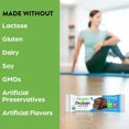thumbnail image 5 of Organic Vegan Protein Bars, Chocolate Chip Cookie Dough - 10g Plant Based Protein, Low Calorie Healthy Snacks, No Lactose or Soy Ingredients, Gluten Free, Non-GMO - 1.41 Oz (Pack of 12), 5 of 5