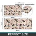 thumbnail image 7 of Dachshund and Flower Kitchen Rugs Sets Of 2,Anti Fatigue Kitchen Mat Rugs Non Slip Washable,Decorative Kitchen Floor Mats for Kitchen,Sink,Laundry,17"x30"+17"x47", 7 of 7