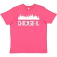 thumbnail image 3 of Inktastic Chicago Illinois Skyline IL Cities Youth T-Shirt, 3 of 5