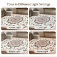 thumbnail image 7 of ODIKA 6'x9' Washable Area Rug Non-Slip, Easy Care, Scattered Butterfly Motifs Entry Polka Dot Pink Cute Navy Playful for Family Room, Living Mater Bedroom, 7 of 7