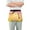 Cartoon Bees and Flowers, variant on Cartoon Bees and Flowers Server Apron with 3 Pockets Waterproof Waitress Waist Short Apron for Man Woman 12 Inches
