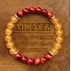 thumbnail image 3 of Pulsera de la fortuna, pulsera de piedra imitación ojo de tigre, pulsera ajustable, 3 of 7