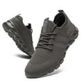 thumbnail image 7 of Mens Shoes Casual Sneakers Low Top Walking Shoes Breathable Mesh Sport Shoes Black Size 7, 7 of 7
