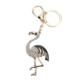 thumbnail image 2 of Car Keychain, Flamingo Key Chain Fine Workmanship  For Handbag Decor For Car Pendant Black,Green, 2 of 8