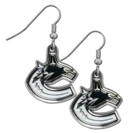Photo 1 of Vancouver Canucks Chrome Dangle Earrings (f)