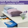 thumbnail image 3 of Lavender Sachet for Dryer, Naturally Scented Luggage Sachets, Closet & Drawer Fragrance, Freshens Laundry, Shoes, Gym Bags, Cars & Sweater Storage w/Premium Extra Flowers, Grown in USA (6 Pack), 3 of 4
