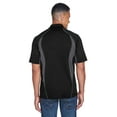 thumbnail image 3 of North End Men's Serac UTK cool.logik Performance Zippered Polo Black 703 Size 3, 3 of 3