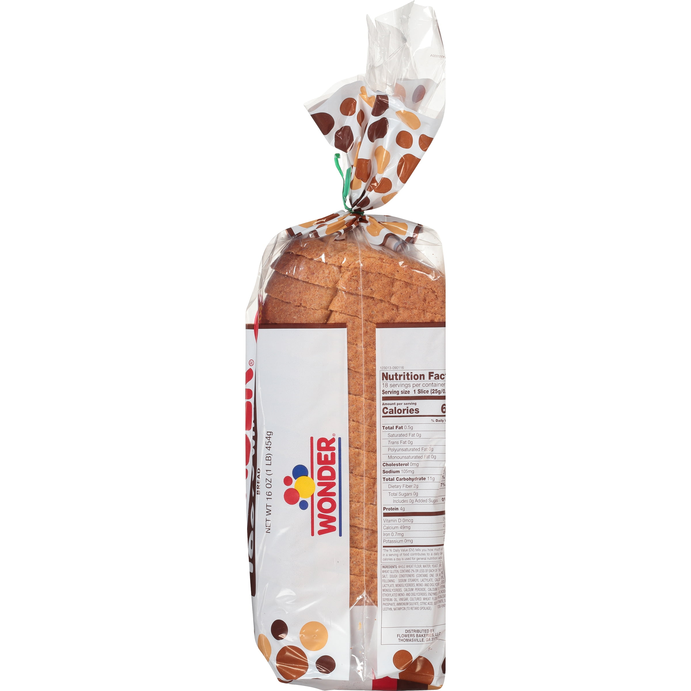 Wonder Small 100 Whole Wheat Bread 16 Oz Loaf Walmart Com Walmart Com