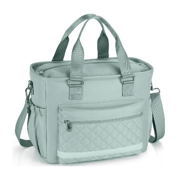 Lonchera Bolsa Térmica Gran Capacidad Portátil Fiambrera 16L, Verde