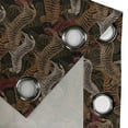 thumbnail image 4 of Ambesonne Grommet Curtain, , 50"x96", Cinnamon Brown Scarlet, 4 of 5