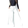 thumbnail image 2 of Women's High Waisted Wide Leg Pants Side Slit Flowy Palazzo Trousers Casual Yoga Yoga Pants, 2 of 6