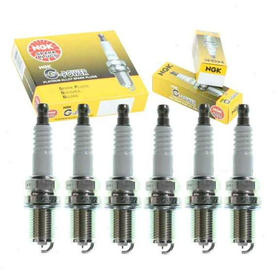 6 pc NGK G-Power Spark Plugs compatible with Chrysler Cirrus 2.5L V6 1995-2000