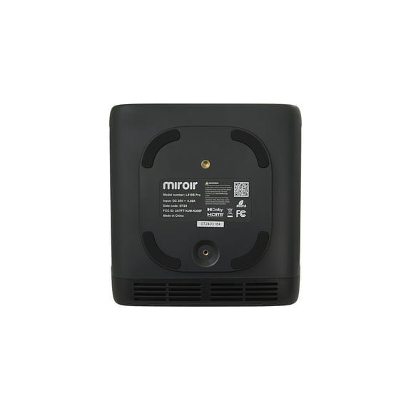Open Box Miroir L810Pro 1080P Smart LCD Projector with Built-In Streaming Apps, Auto-Focus, Dolby Audio, and Accessories