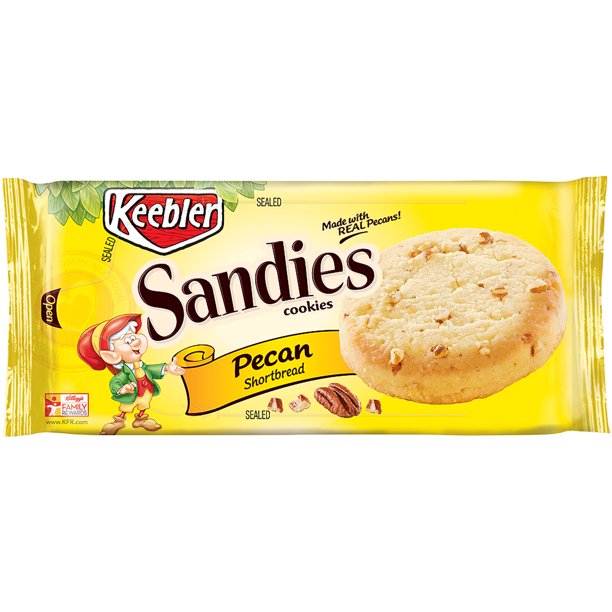 Keebler Sandies Pe can Shortbread Cookies 11.3 oz 12 ct