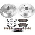 thumbnail image 3 of PowerStop Rear Z36 Truck & Tow Carbon-Fiber Ceramic Brake Pad and Drilled and Slotted Rotor Kit Fits: TOYOTA Select Models K6099-36, 3 of 9
