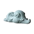 thumbnail image 1 of Escultura de animal en miniatura de piedra, terrario artesanal, modelo de mascota de té de Kung Fu Elefante, 1 of 9