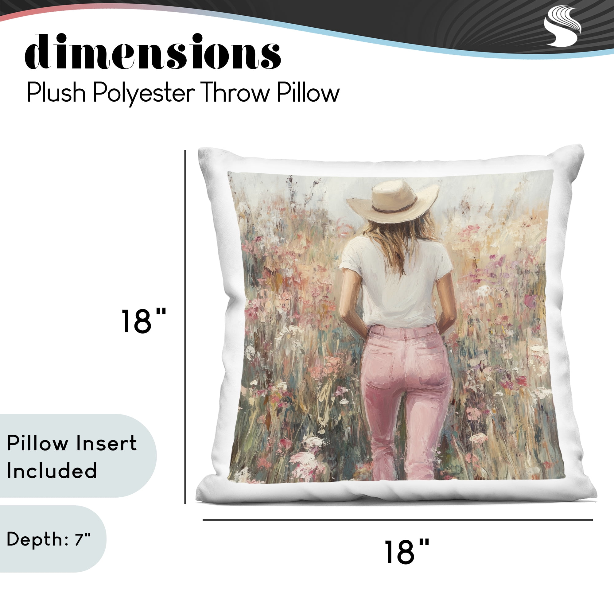Stupell Industries Moment Of Peace Decorative Printed Throw Pillow, design by Heidi Kuntz