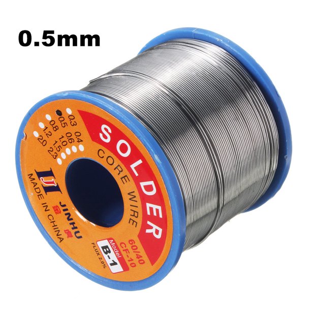 0.5mm 400g Flux Tin Soldering Reel Wire Rosin Core Solder Walmart