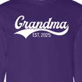 thumbnail image 4 of Inktastic Grandma Est 2025 Long Sleeve T-Shirt, 4 of 5